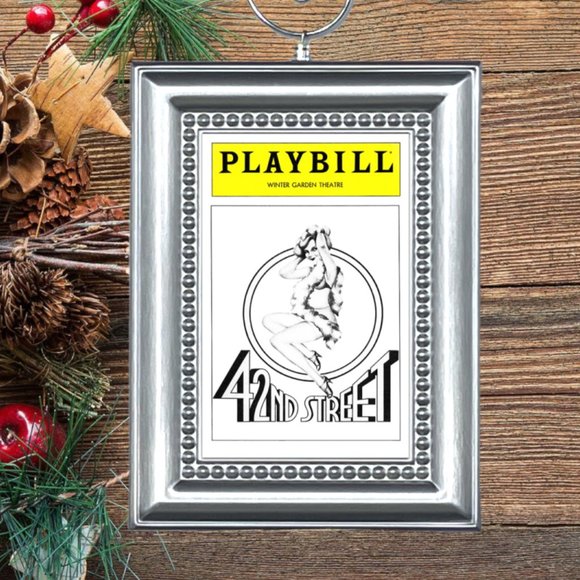 42nd Street Broadway‎ Musical Playbill Christmas Tree Ornament - Picture 1 of 3